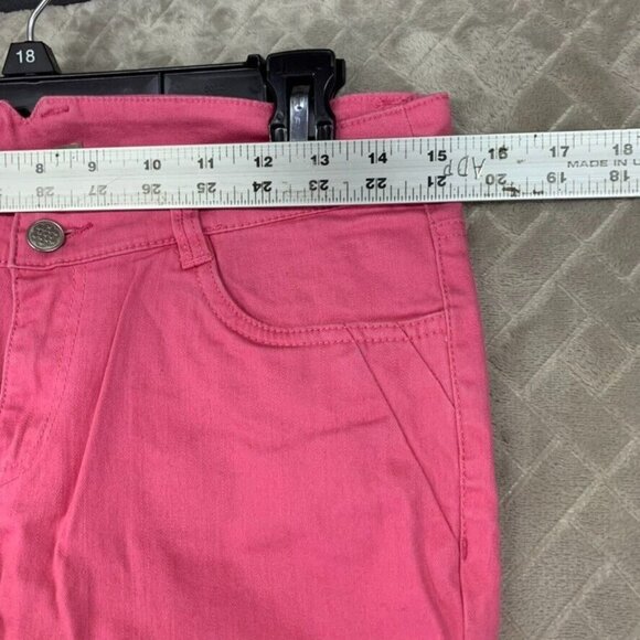 Orsay Womens 8 Denim Jeans Pink Skinny Low Rise Stretch Barbie Preppy - Picture 5 of 14